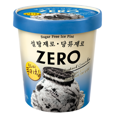 ZERO Ice Cookies&Cream Pint